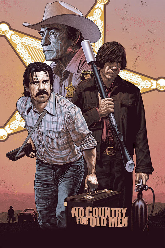 No Country for Old Men Movie Crime Drama Poster Wall Art Print Home Wall Decor - xonomax