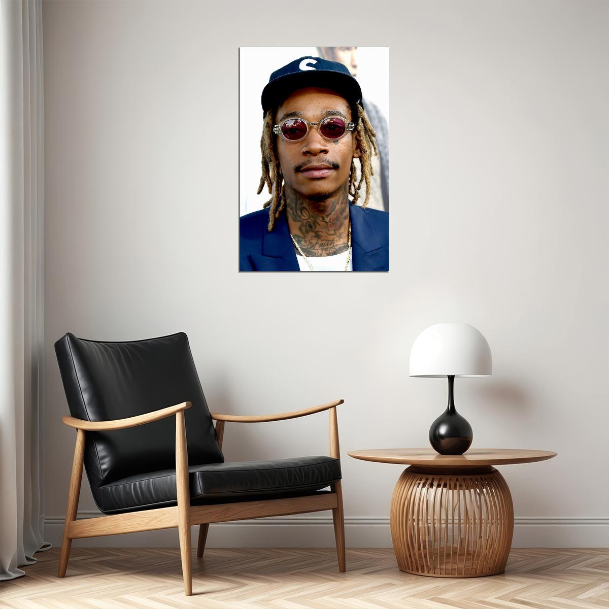 Wiz Khalifa Rap Music Hip Hop Actor Songwriter Poster Wall Art Print Home Wall Decor - xonomax