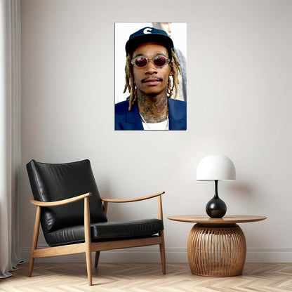 Wiz Khalifa Rap Music Hip Hop Actor Songwriter Poster Wall Art Print Home Wall Decor - xonomax