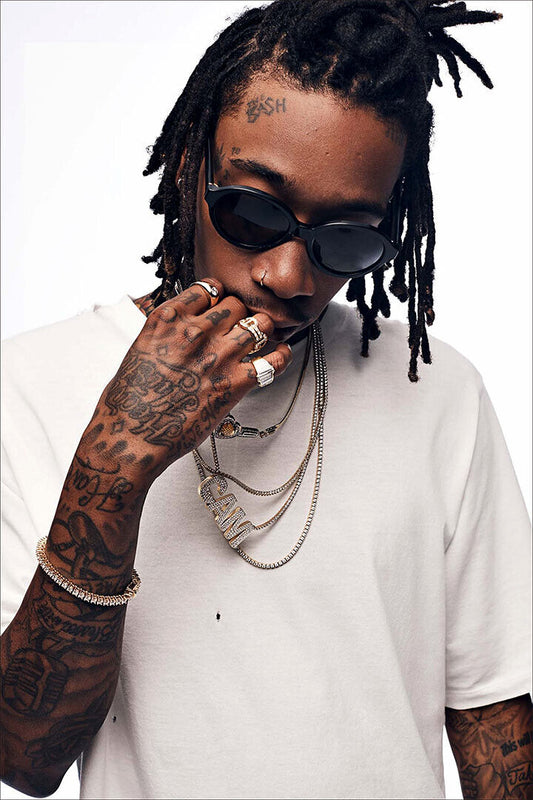 Wiz Khalifa Rap Music Hip Hop Singer Poster Wall Art Print Home Wall Decor - xonomax