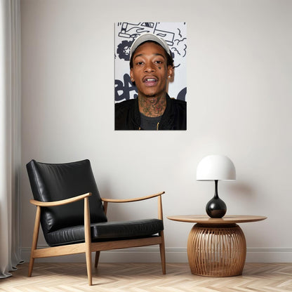 Wiz Khalifa Rap Music Hip Hop Artist Rapper Poster Wall Art Print Home Wall Decor - xonomax