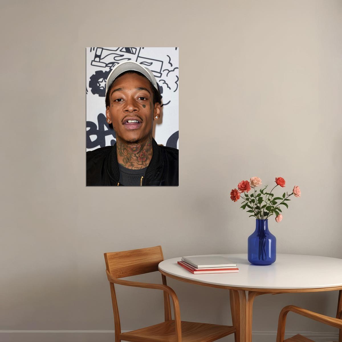 Wiz Khalifa Rap Music Hip Hop Artist Rapper Poster Wall Art Print Home Wall Decor - xonomax