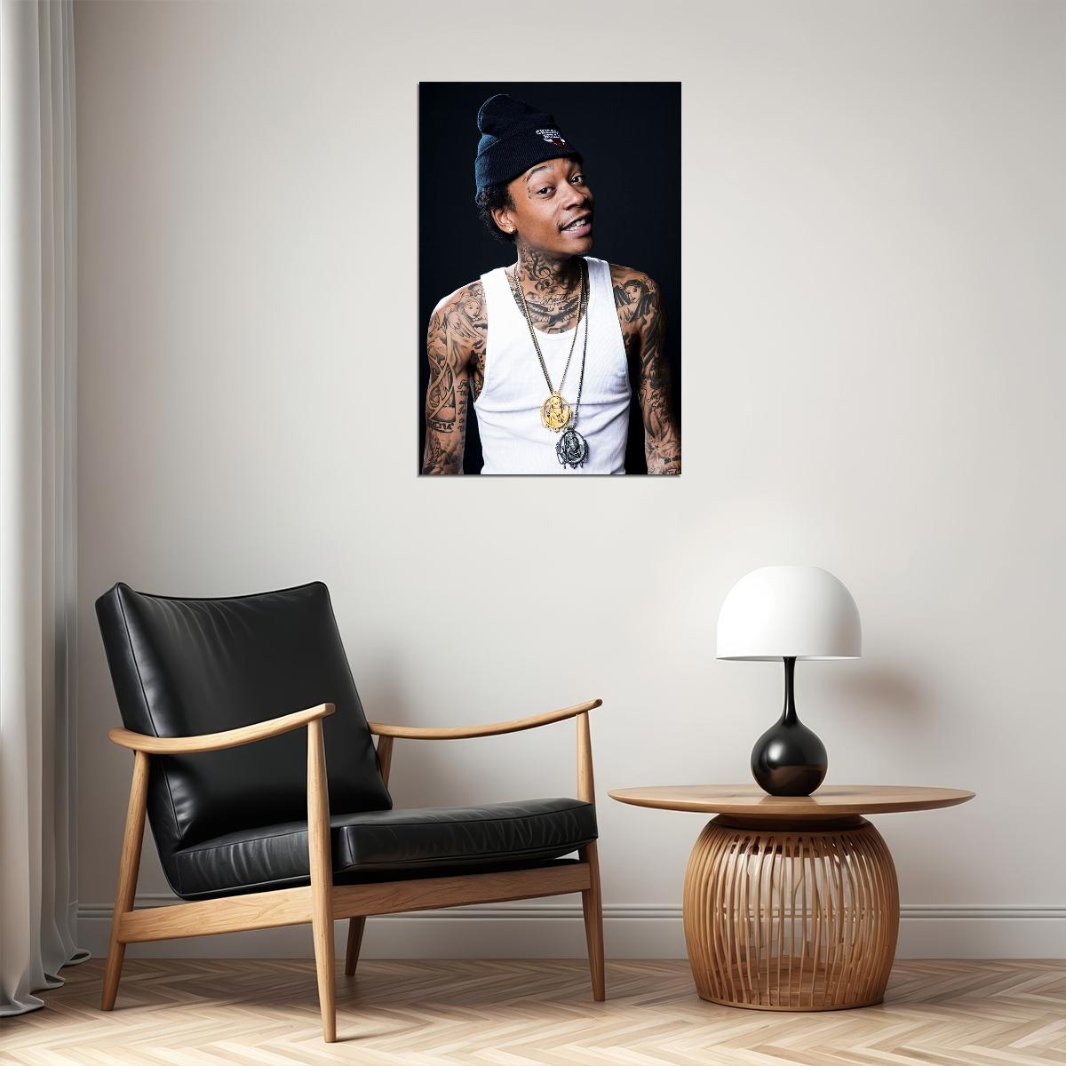 Wiz Khalifa Rap Music Hip Hop Rapper Artist Poster Wall Art Print Home Wall Decor - xonomax