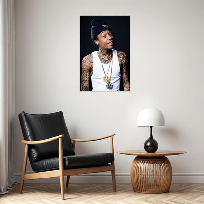 Wiz Khalifa Rap Music Hip Hop Rapper Artist Poster Wall Art Print Home Wall Decor - xonomax