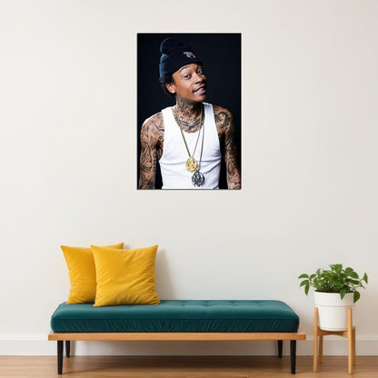 Wiz Khalifa Rap Music Hip Hop Rapper Artist Poster Wall Art Print Home Wall Decor - xonomax