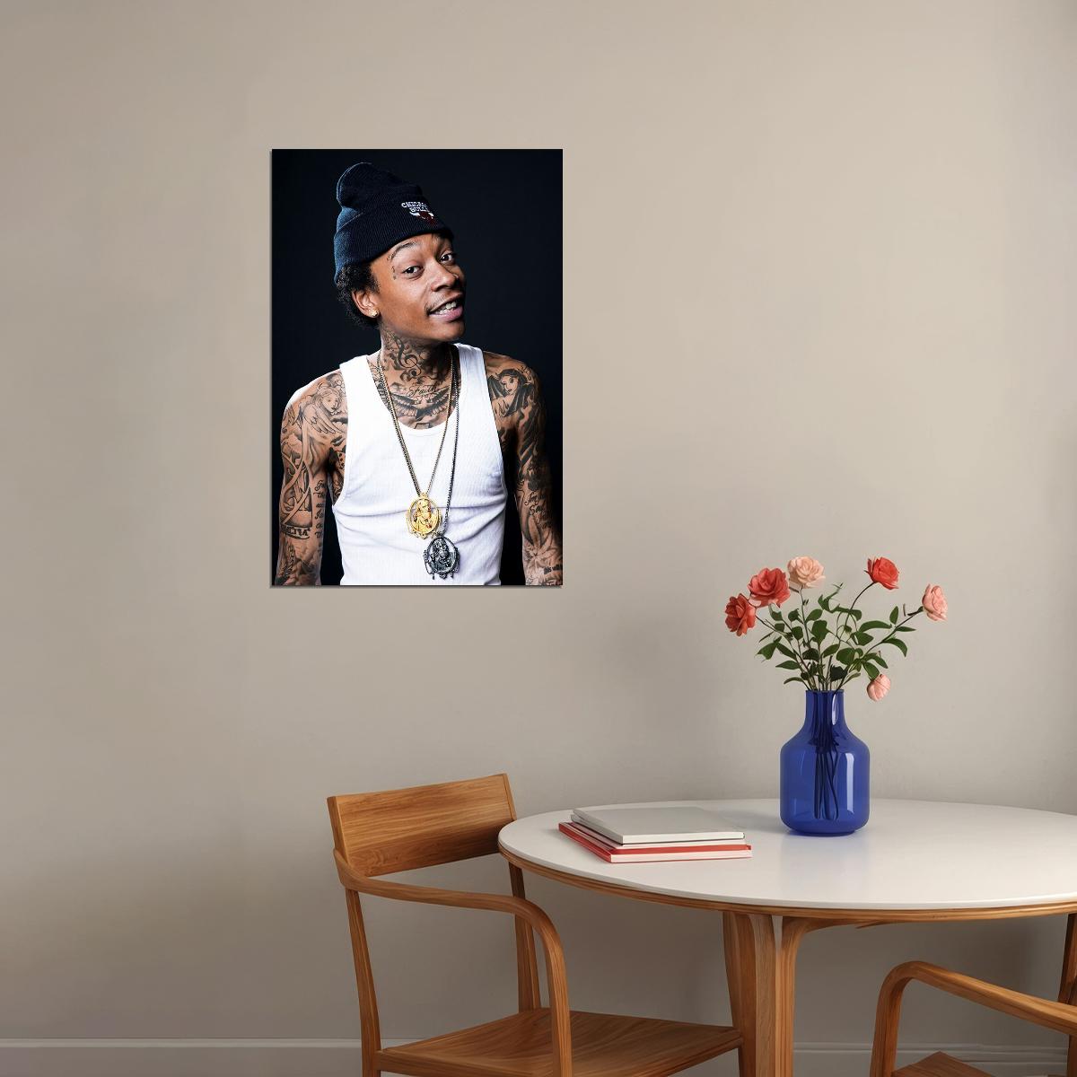 Wiz Khalifa Rap Music Hip Hop Rapper Artist Poster Wall Art Print Home Wall Decor - xonomax