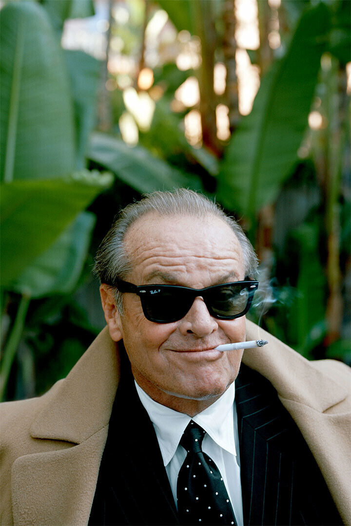 Jack Nicholson Cigar Great Actor Artist Poster Wall Art Print Home Wall Decor - xonomax