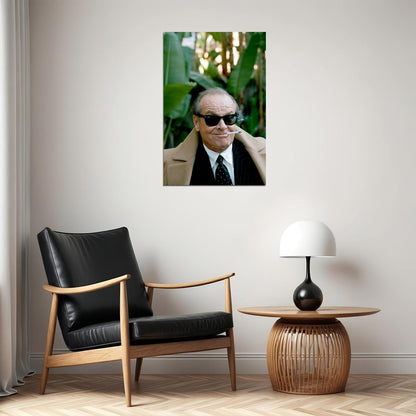Jack Nicholson Cigar Great Actor Artist Poster Wall Art Print Home Wall Decor - xonomax