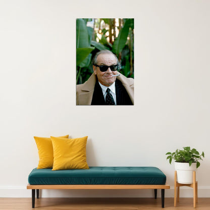 Jack Nicholson Cigar Great Actor Artist Poster Wall Art Print Home Wall Decor - xonomax