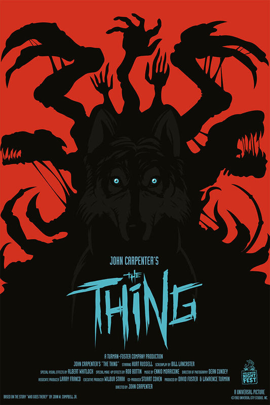The Thing 1982 Classic Movie John Carpenter Science Fiction Poster Wall Art Print Home Wall Decor - xonomax