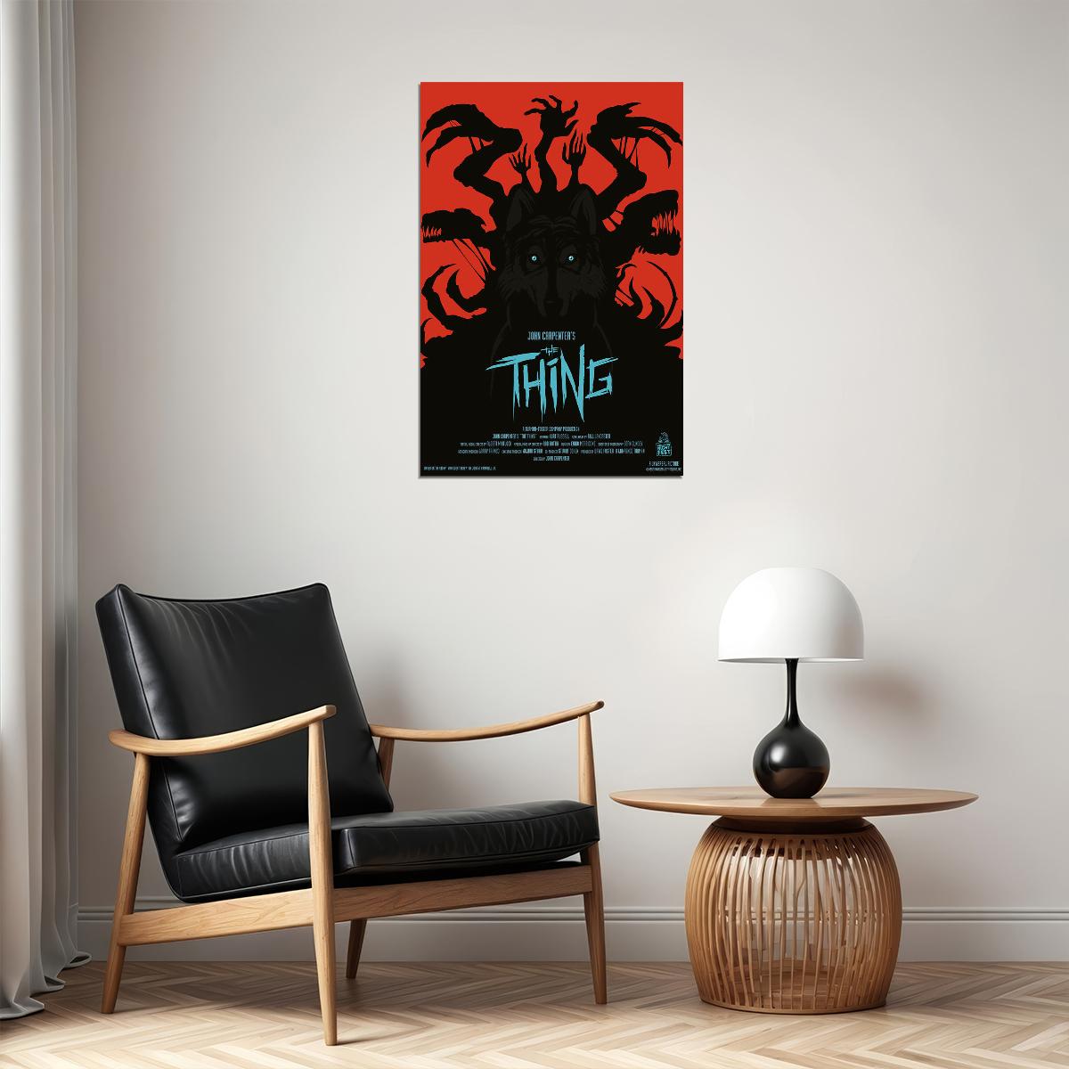 The Thing 1982 Classic Movie John Carpenter Science Fiction Poster Wall Art Print Home Wall Decor - xonomax
