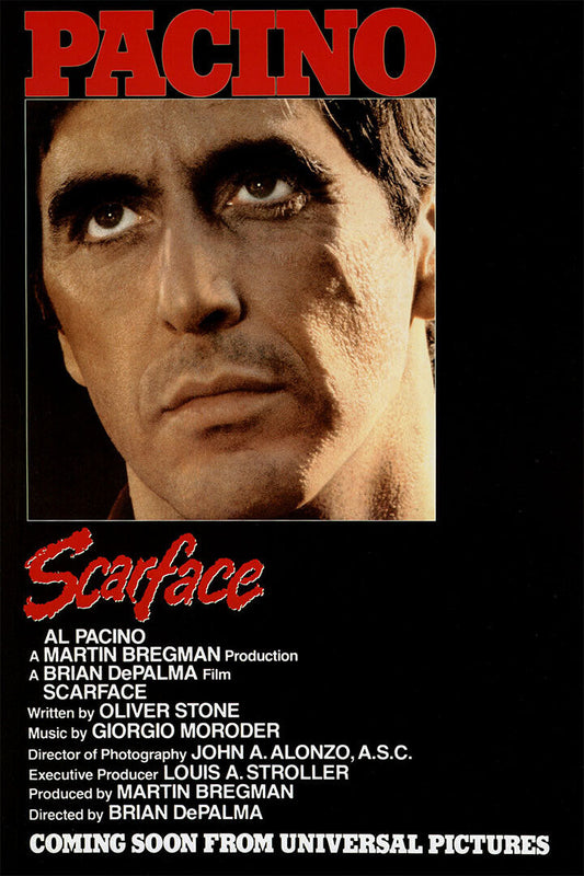 Scarface Movie Crime Drama Action Poster Wall Art Print Home Wall Decor - xonomax