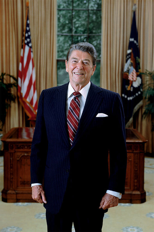 President Ronald Reagan Pop Modern Conservative Poster Wall Art Print Home Wall Decor - xonomax