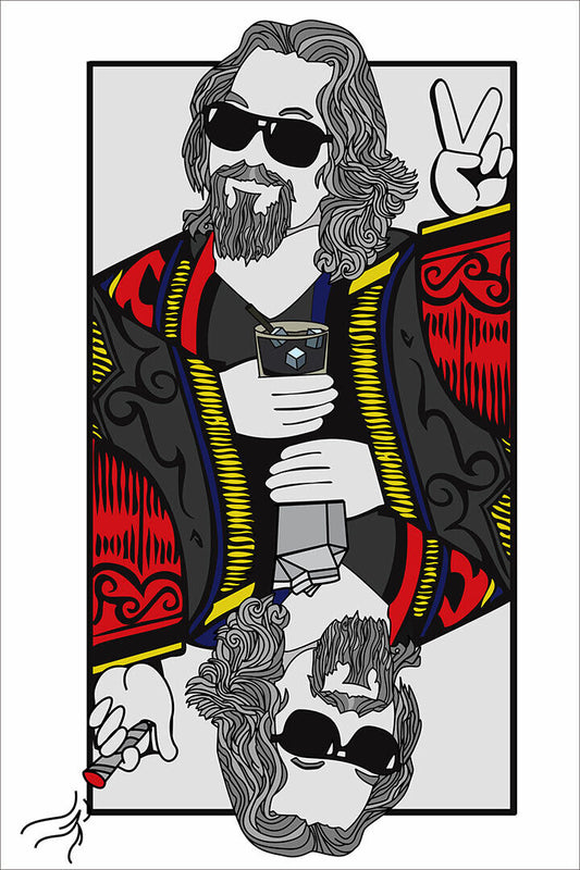 The Big Lebowski Classic Movie Character Comic Poster Wall Art Print Home Wall Decor - xonomax