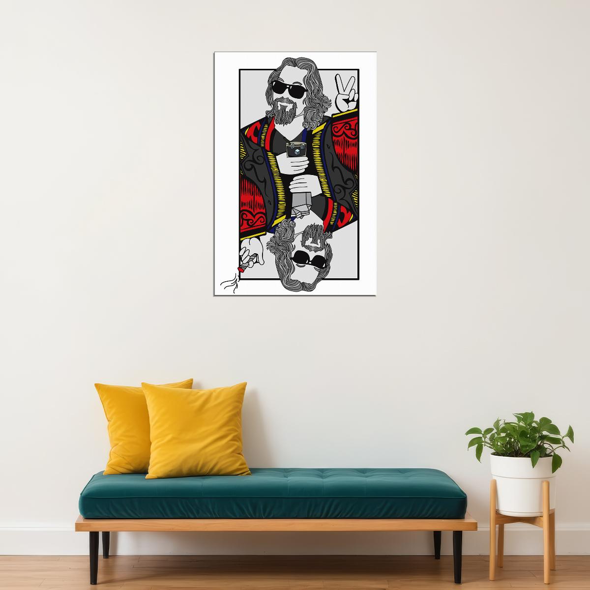 The Big Lebowski Classic Movie Character Comic Poster Wall Art Print Home Wall Decor - xonomax