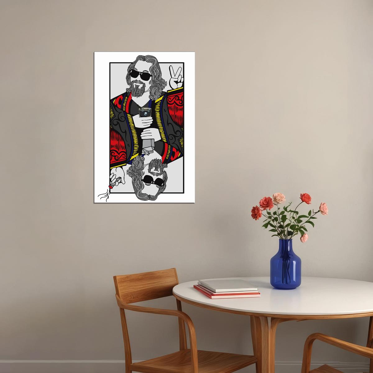 The Big Lebowski Classic Movie Character Comic Poster Wall Art Print Home Wall Decor - xonomax