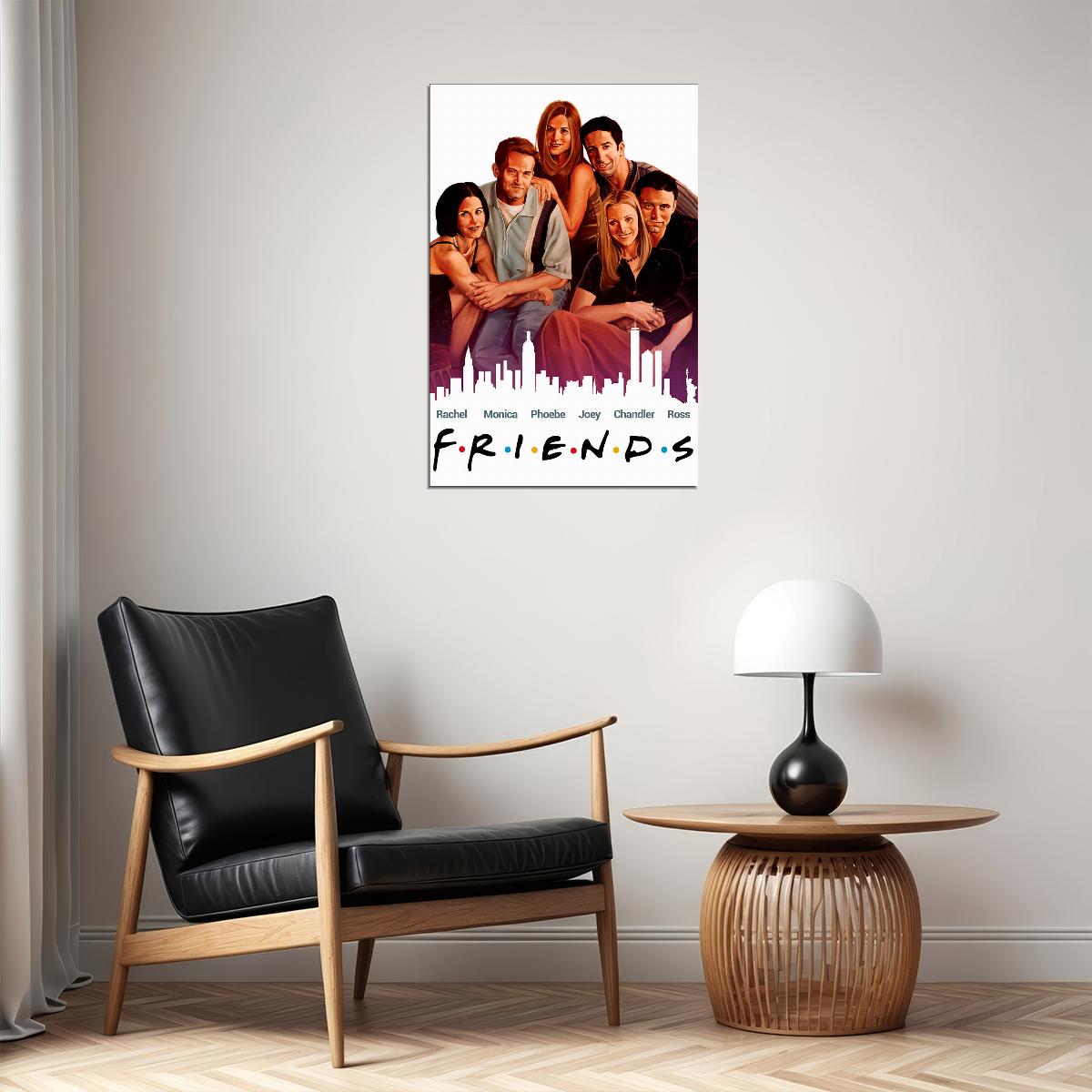 Friends Tv Show Classic Movie Romantic Comedy Poster Wall Art Print Home Wall Decor - xonomax