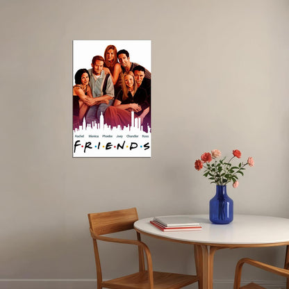 Friends Tv Show Classic Movie Romantic Comedy Poster Wall Art Print Home Wall Decor - xonomax