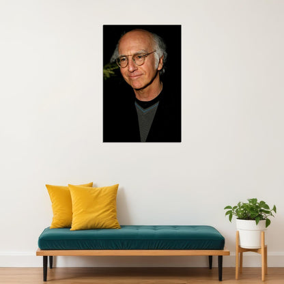 Larry David Portrait Comedian Writer Producer Poster Wall Art Print Home Wall Decor - xonomax