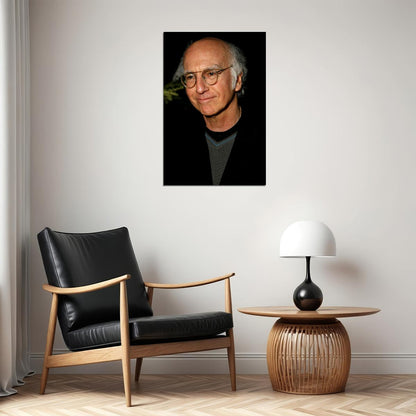 Larry David Portrait Comedian Writer Producer Poster Wall Art Print Home Wall Decor - xonomax
