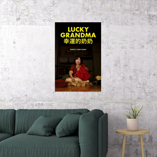 Lucky Grandma Movie 2020 Poster Wall Art Print Home Wall Decor - xonomax