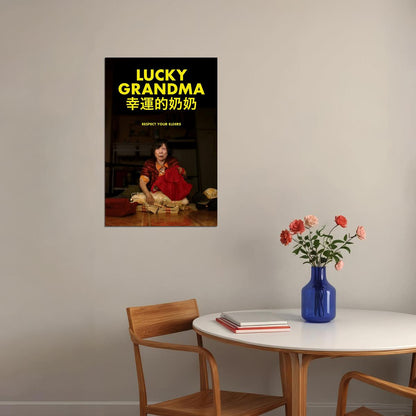 Lucky Grandma Movie 2020 Poster Wall Art Print Home Wall Decor - xonomax