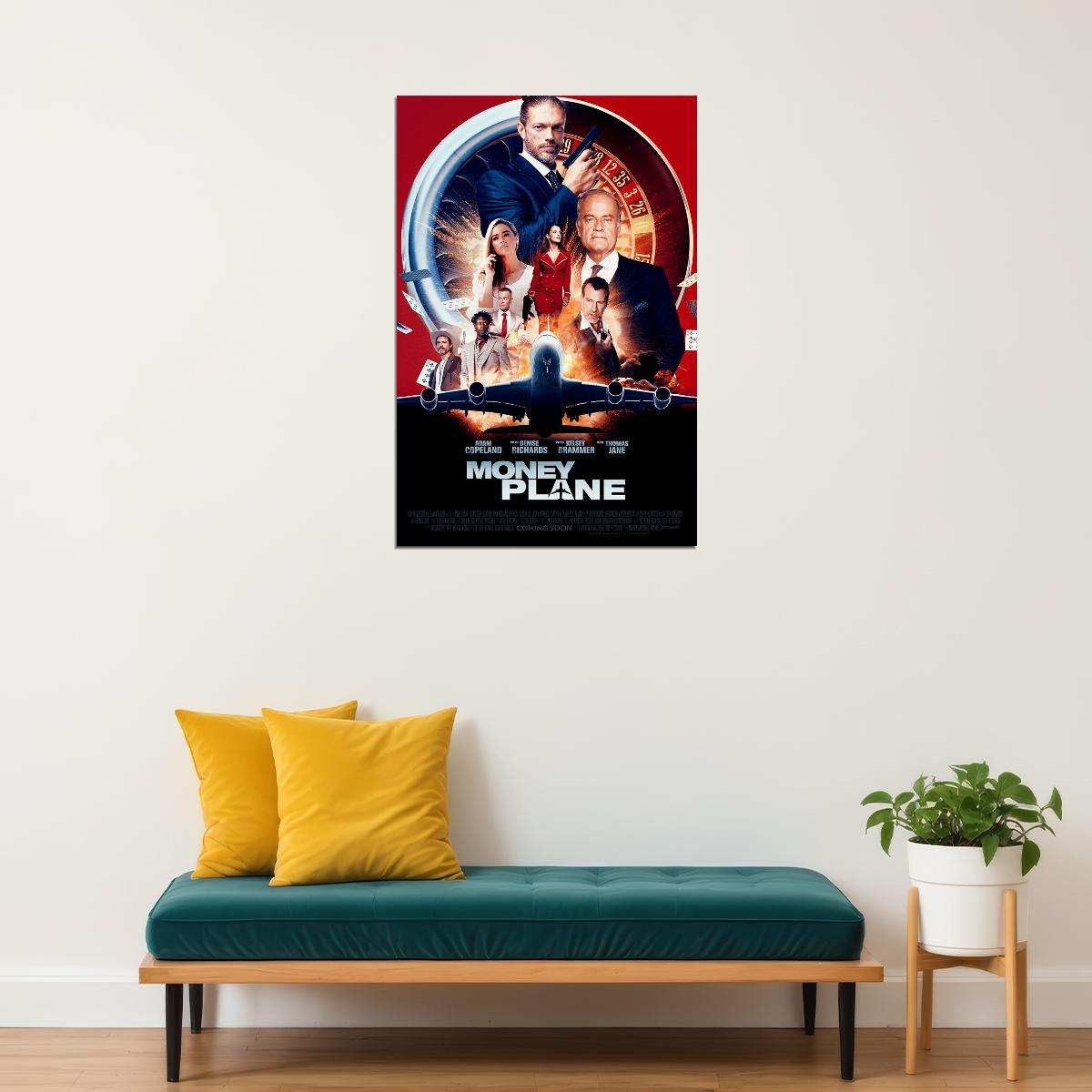 Money Plane 2020 Movie Action Poster Wall Art Print Home Wall Decor - xonomax