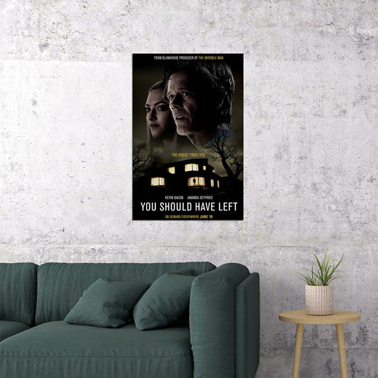 You Should Have Left Movie 2020 Poster Wall Art Print Home Wall Decor - xonomax