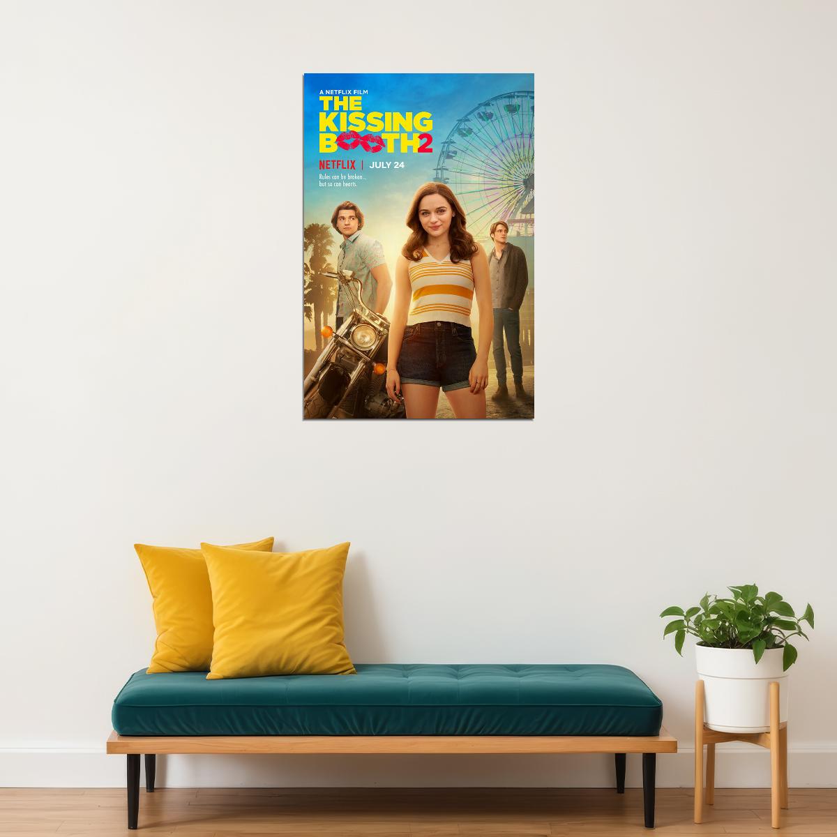 The Kissing Booth 2 Movie Poster Wall Art Print Home Wall Decor - xonomax