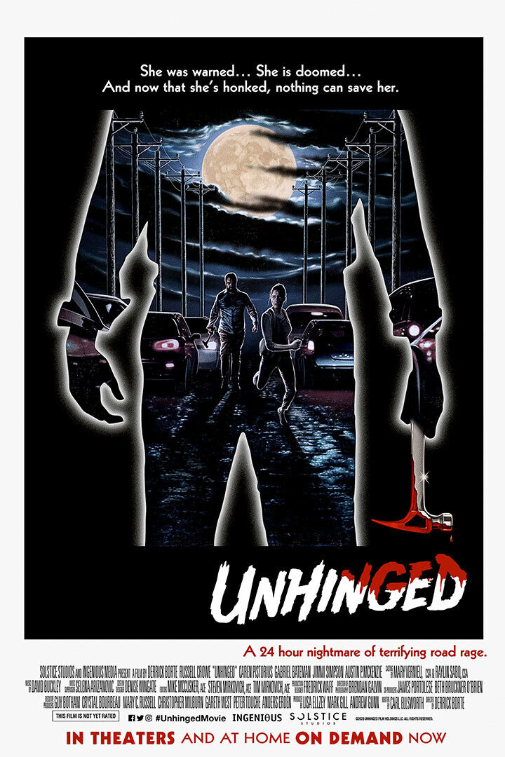 Unhinged Movie Happen To Anyone Poster Wall Art Print Home Wall Decor - xonomax