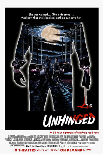 Unhinged Movie Happen To Anyone Poster Wall Art Print Home Wall Decor - xonomax
