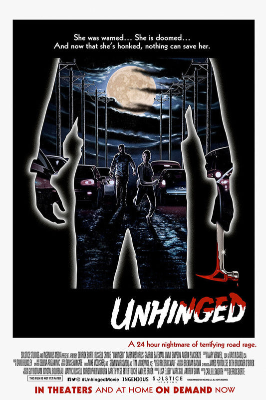 Unhinged Movie Happen To Anyone Poster Wall Art Print Home Wall Decor - xonomax
