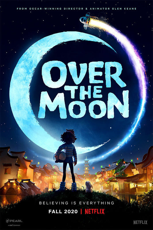 Over The Moon Movie 2020 Comic Poster Wall Art Print Home Wall Decor - xonomax