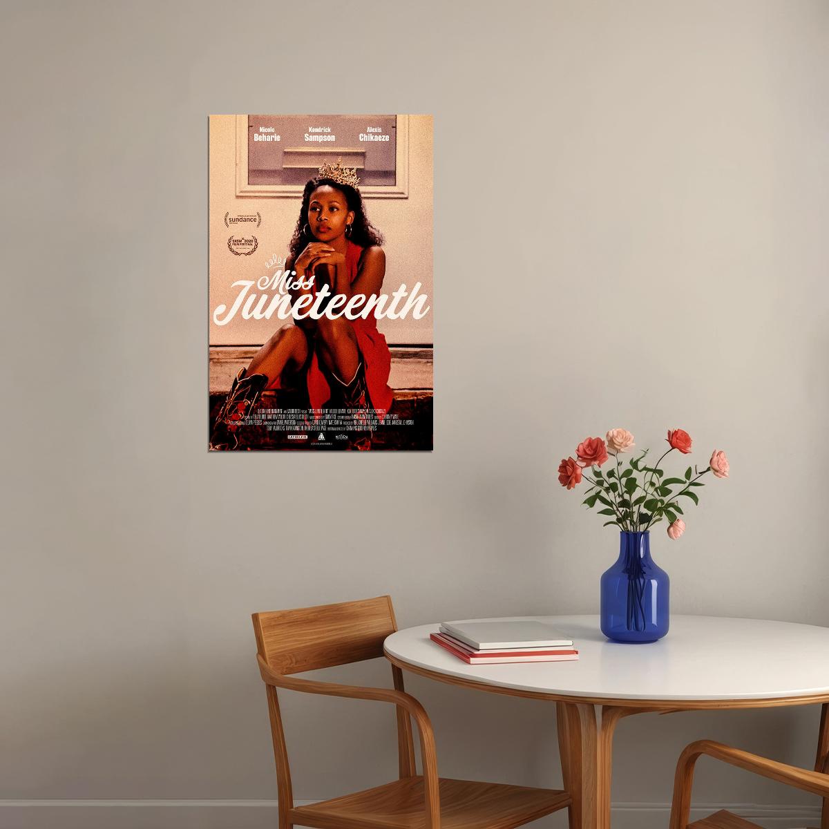 Miss Juneteenth Movie 2020 Poster Wall Art Print Home Wall Decor - xonomax