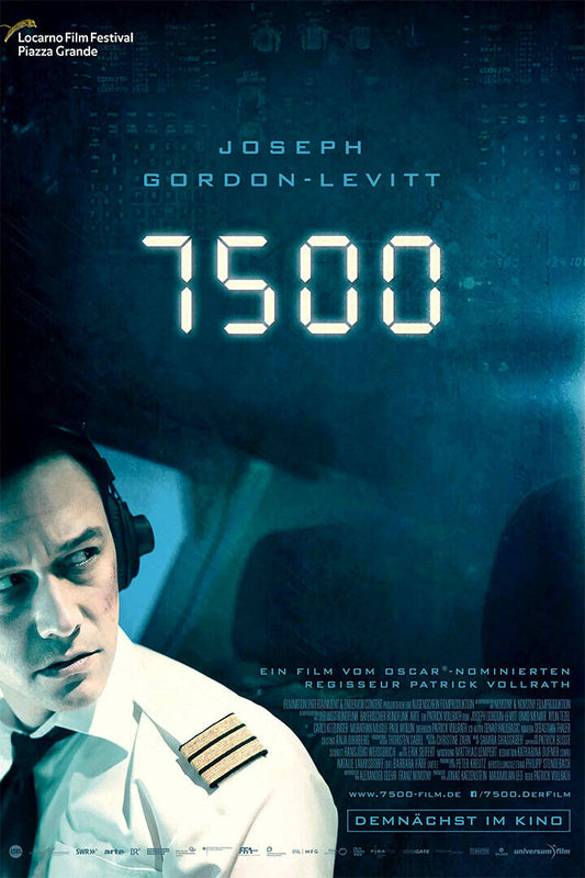 7500 Movie 2020 Sci-fi Joseph Gordon Levitt Poster Wall Art Print Home Wall Decor - xonomax