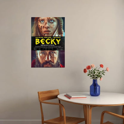 Becky Movie 2020 Thriller Action Poster Wall Art Print Home Wall Decor - xonomax