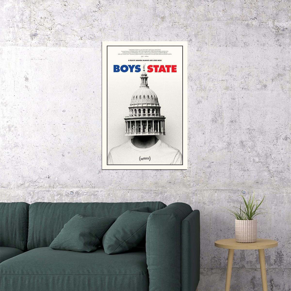Boys State Movie 2020 Documentary Poster Wall Art Print Home Wall Decor - xonomax