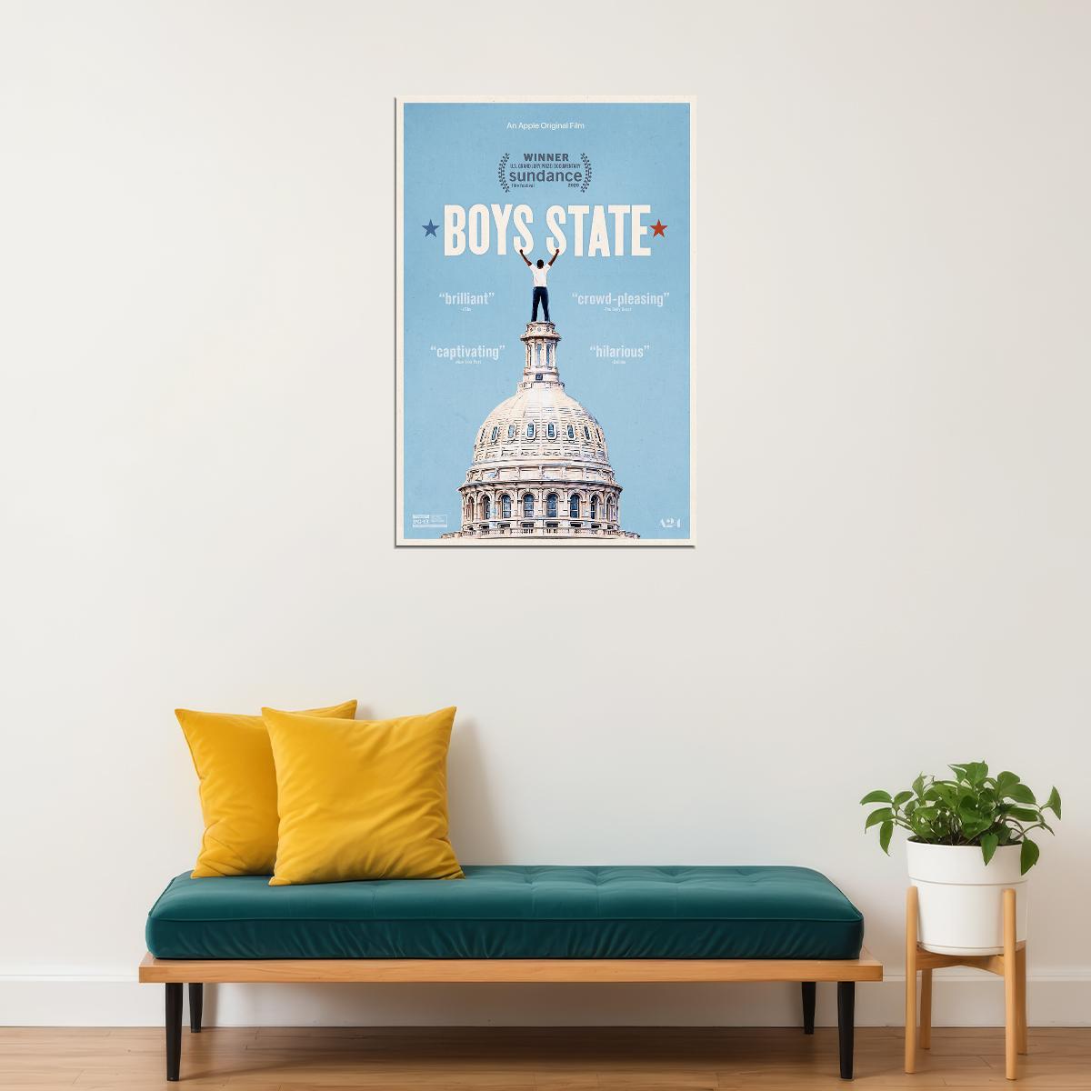 Boys State Movie 2020 Documentary Poster Wall Art Print Home Wall Decor - xonomax