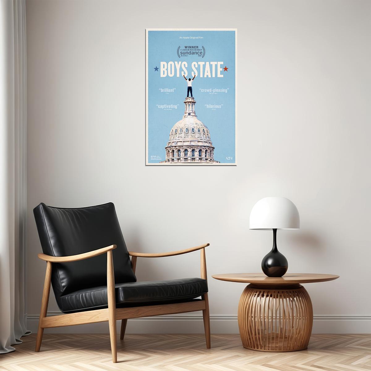 Boys State Movie 2020 Documentary Poster Wall Art Print Home Wall Decor - xonomax