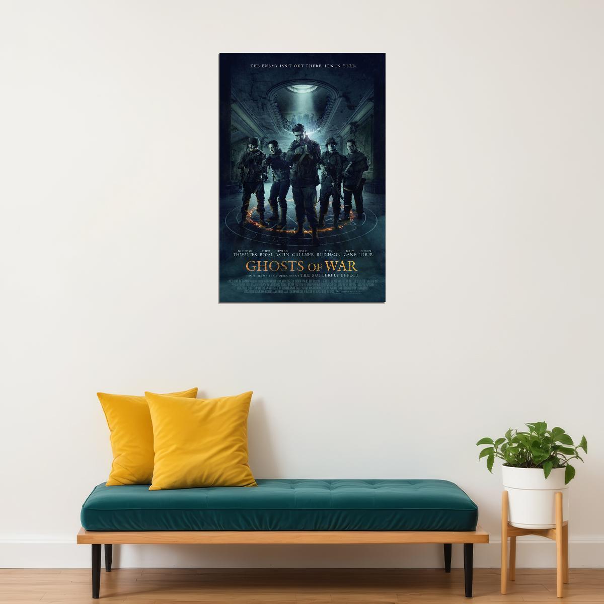Ghosts Of War Movie Horror 2020 Poster Wall Art Print Home Wall Decor - xonomax
