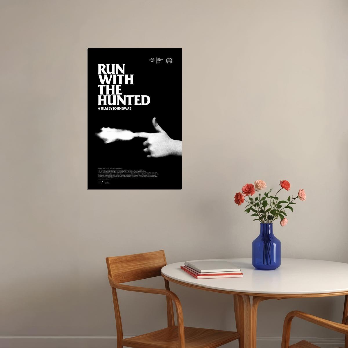 Run With The Hunted Movie 2020 Poster Wall Art Print Home Wall Decor - xonomax