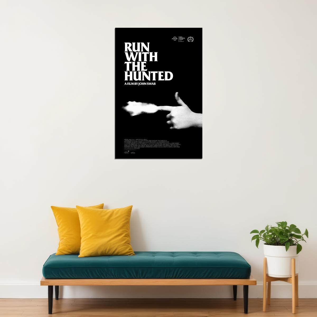 Run With The Hunted Movie 2020 Poster Wall Art Print Home Wall Decor - xonomax