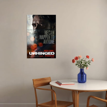 Unhinged Movie Happen To Anyone Poster Wall Art Print Home Wall Decor - xonomax