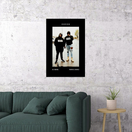 Parris Chariz Check Music Mixtape Poster Wall Art Print Home Wall Decor - xonomax