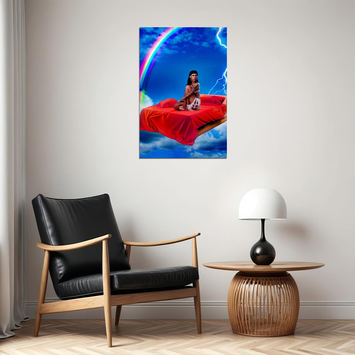 Rico Nasty Nightmare Vacation Music Mixtape Poster Wall Art Print Home Wall Decor - xonomax