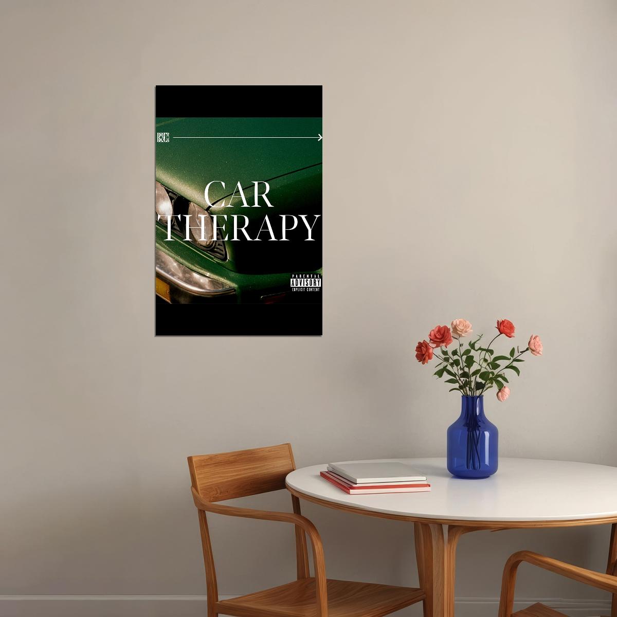 Bosco Car Therapy Music Cover Poster Wall Art Print Home Wall Decor - xonomax