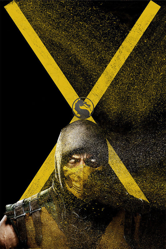 Mortal Kombat X Fighting Game Action Poster Wall Art Print Home Wall Decor