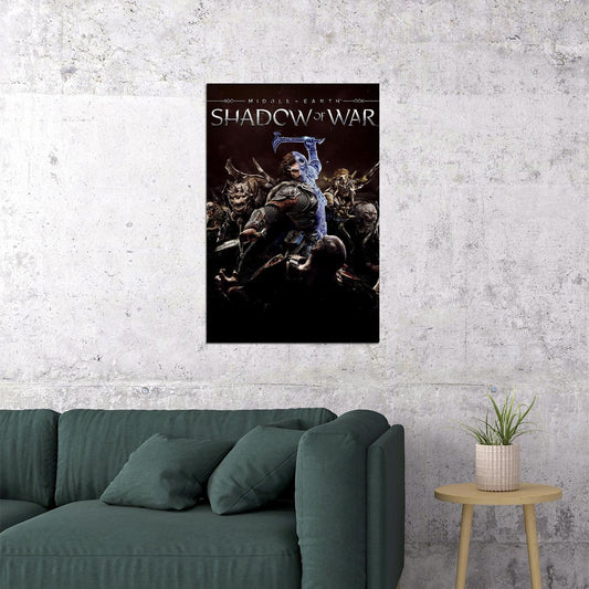 Middle Earth Shadow Of War Video Adventure Poster Wall Art Print Home Wall Decor