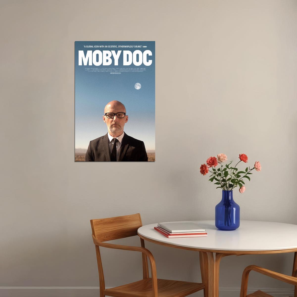 Moby Doc Movie Documentary Biography Music Poster Wall Art Print Home Wall Decor - xonomax