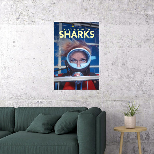 Playing With Sharks Movie Documentary Action Poster Wall Art Print Home Wall Decor - xonomax